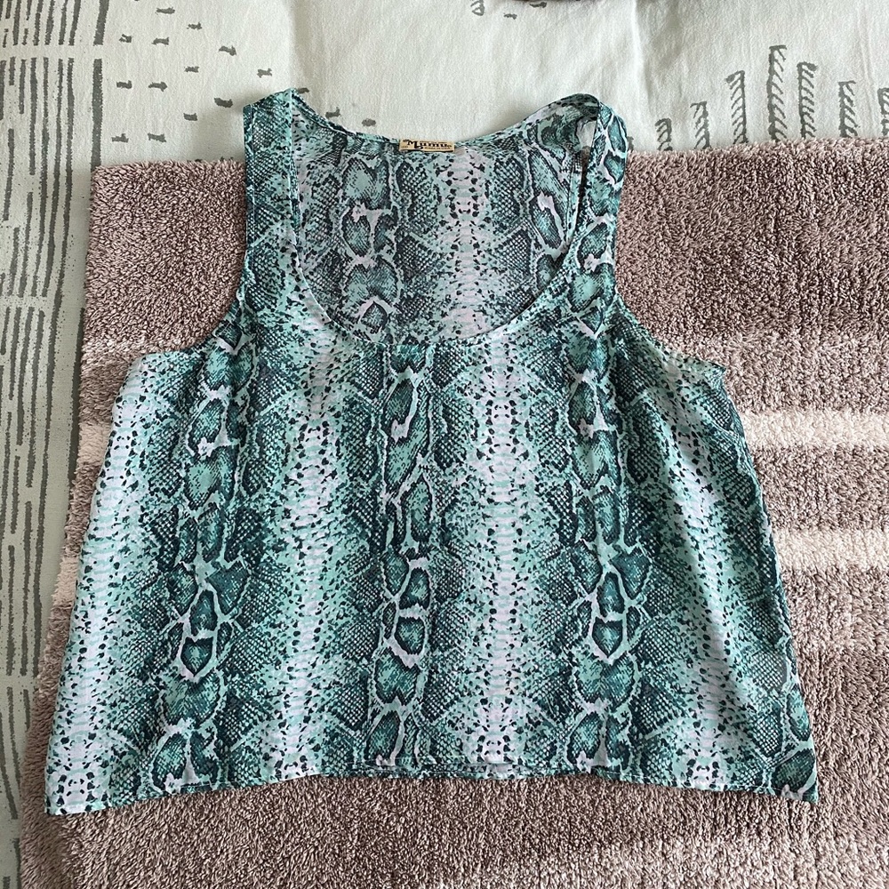 Show Me Your Mumu Snake Print Tank